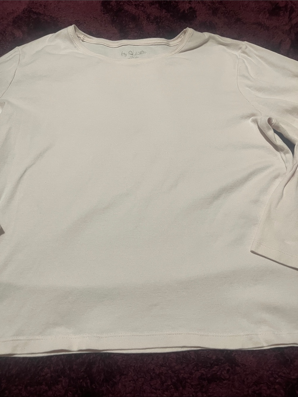 Chico's light pink Crewneck Long Sleeve Tee